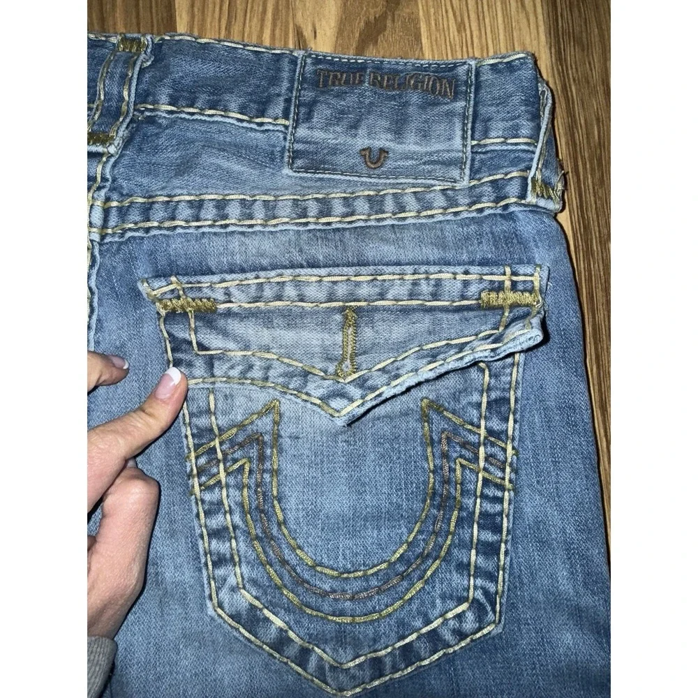 Vintage Y2K Tru Religion‎ Men's 30 x 34 Jeans Denim Pants Blue  USA
